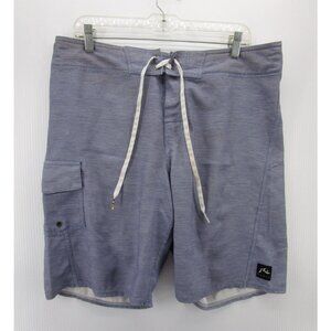 Rusty Swim Trunks 34 Cargo Board Shorts Bathing Suit Surf Lace Up Logo